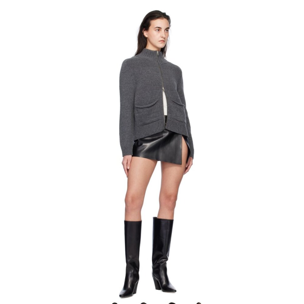 Gimaguas Gray Runner Sweater Jacket (100% Wool, size L) - Picture 3 of 15